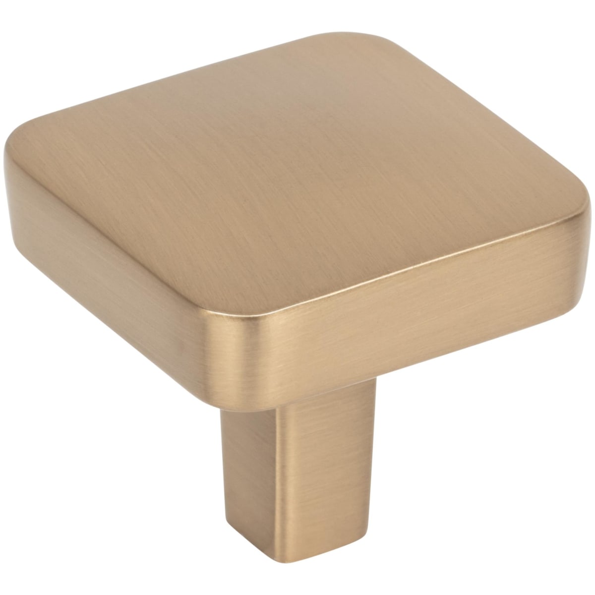 Whitlock 1-1/4" Square Cabinet / Drawer Knob with Soft Rounded Edges