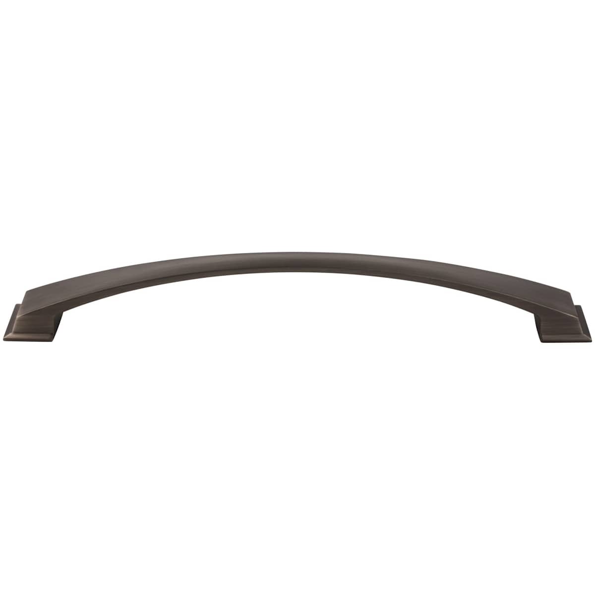 Jeffrey Alexander - 944-12SN - Roman 12" Center to Center Contemporary Arch Bow Appliance Pull / Handle in Satin Nickel