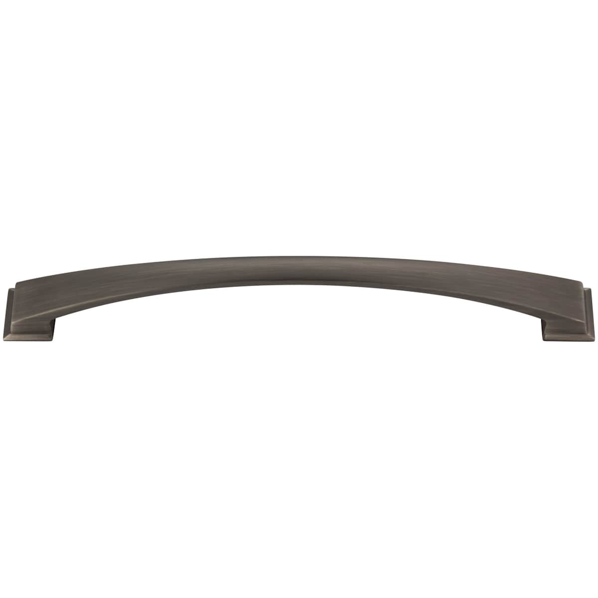 Jeffrey Alexander - 944-12SN - Roman 12" Center to Center Contemporary Arch Bow Appliance Pull / Handle in Satin Nickel