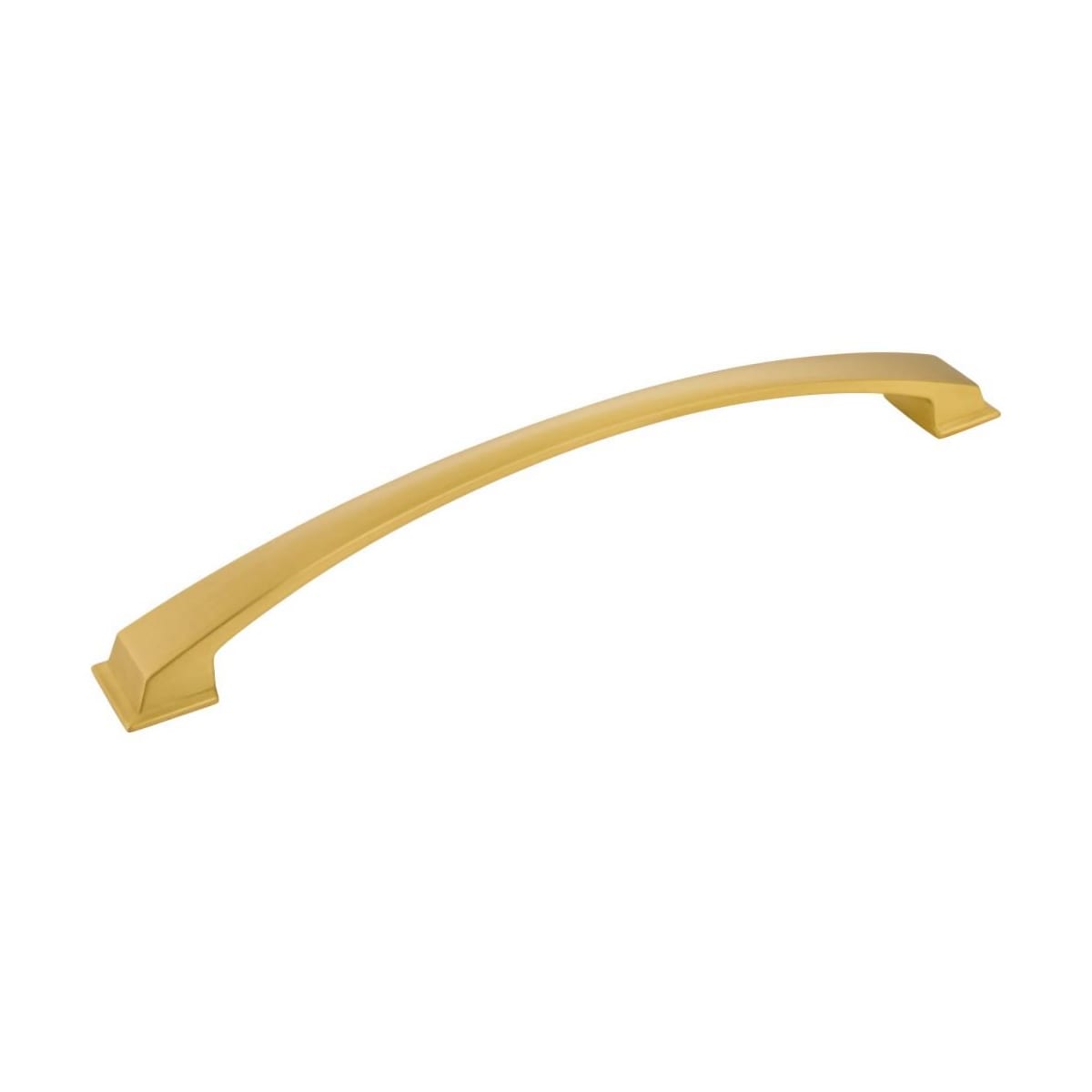 Jeffrey Alexander - 944-12BG - Roman 12" Center to Center Contemporary Arch Bow Appliance Pull / Handle in Brushed Gold