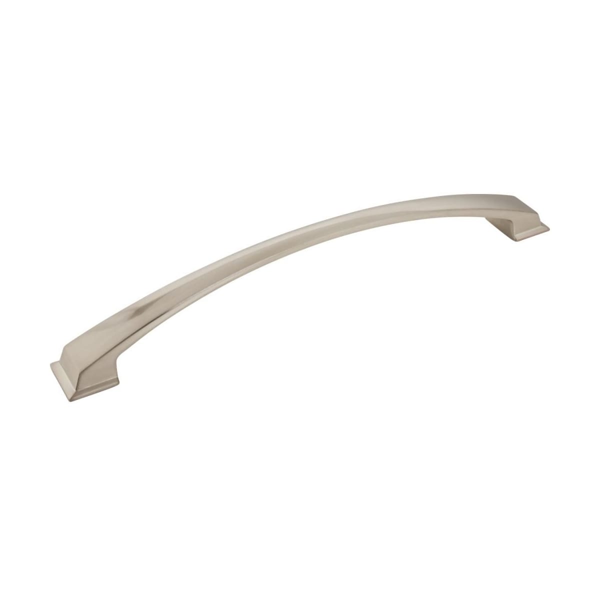 Jeffrey Alexander - 944-12SN - Roman 12" Center to Center Contemporary Arch Bow Appliance Pull / Handle in Satin Nickel