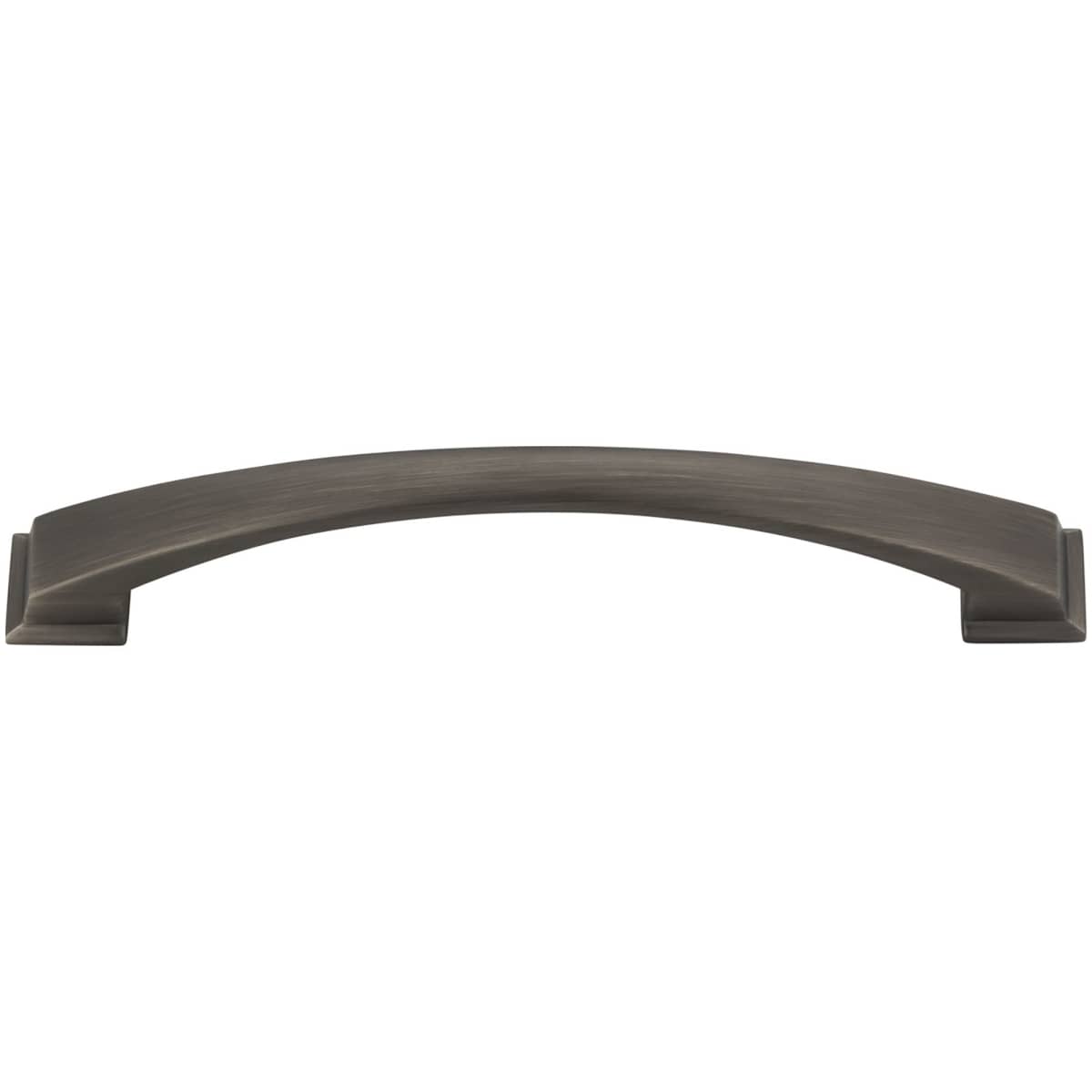 Jeffrey Alexander - 944-160BNBDL - Roman 6-5/16" Center to Center Arch Bow Contemporary Cabinet Handle / Drawer Pull in Brushed Pewter