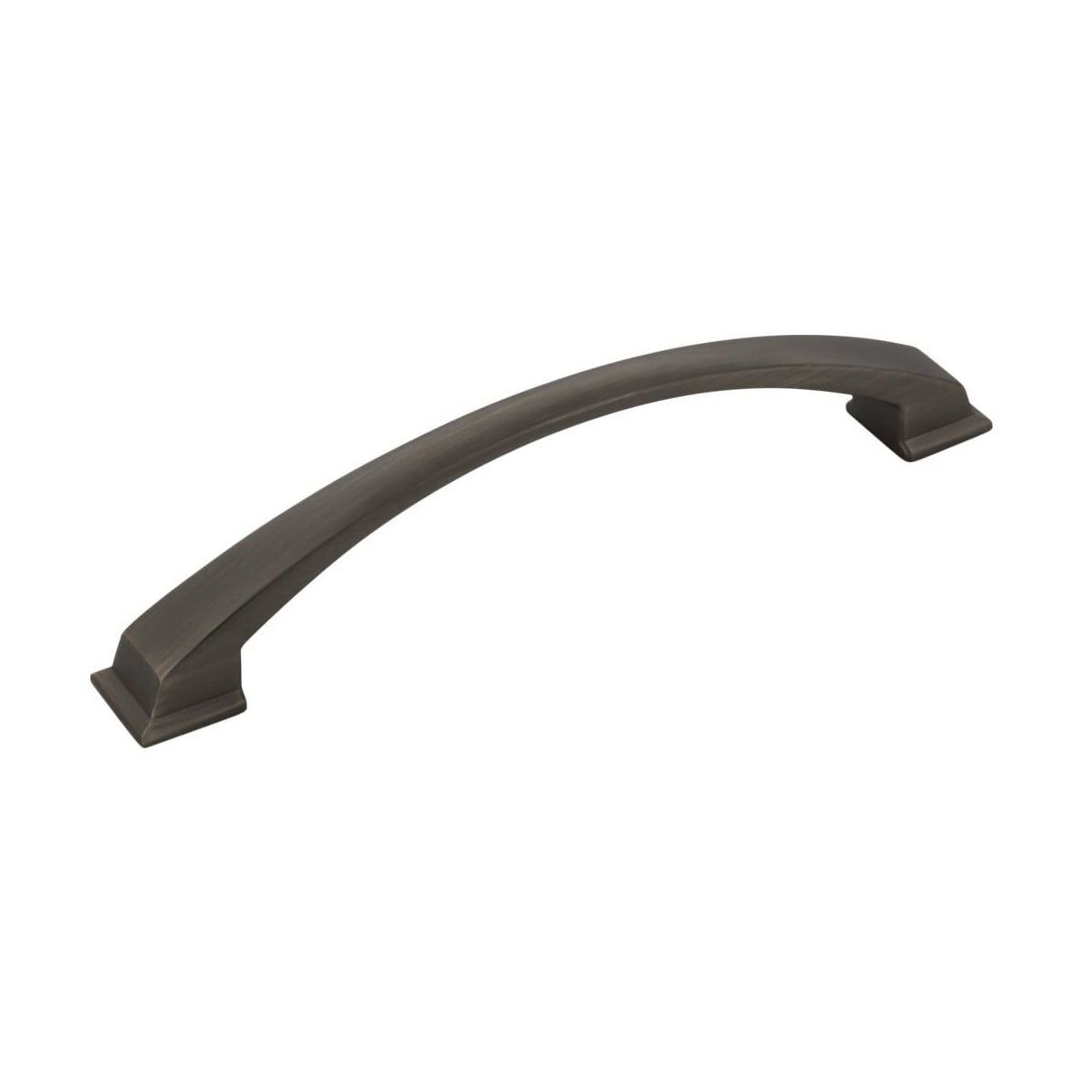 Jeffrey Alexander - 944-160BNBDL - Roman 6-5/16" Center to Center Arch Bow Contemporary Cabinet Handle / Drawer Pull in Brushed Pewter