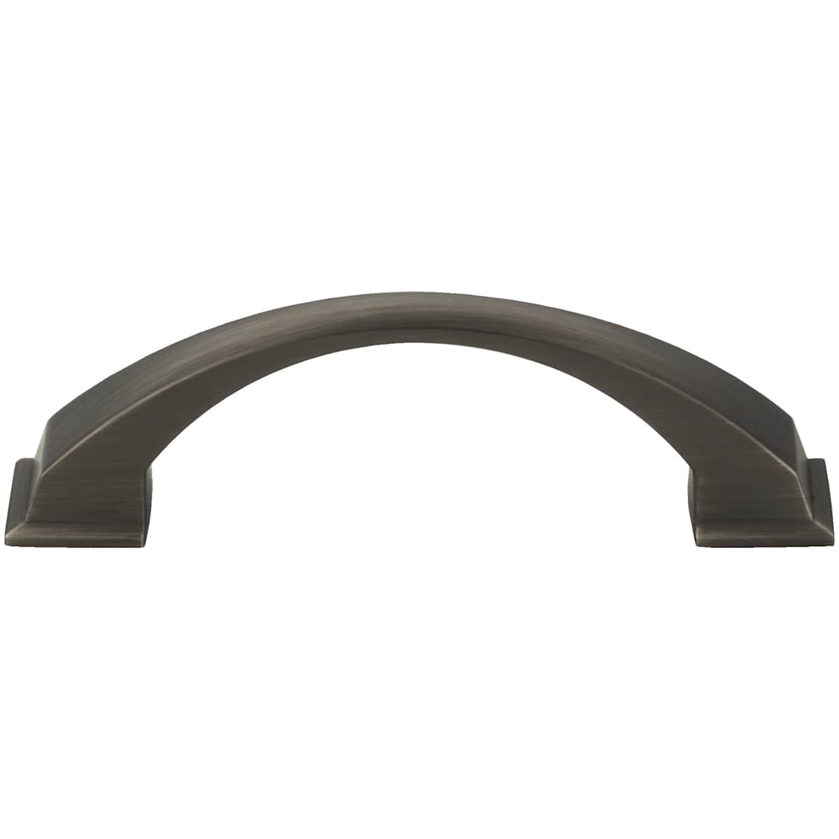 Jeffrey Alexander - 944-96SBZ - Roman 3-3/4" Center to Center Contemporary Arch Bow Cabinet Handle / Drawer Pull in Satin Bronze