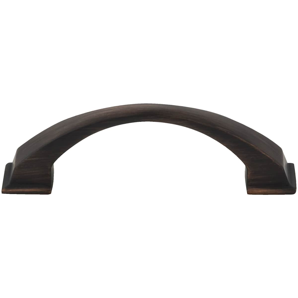 Jeffrey Alexander - 944-96SBZ - Roman 3-3/4" Center to Center Contemporary Arch Bow Cabinet Handle / Drawer Pull in Satin Bronze
