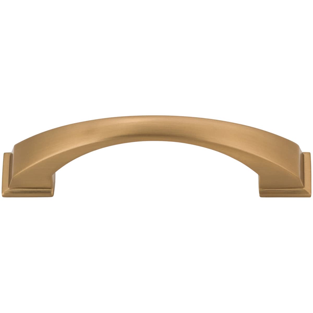 Jeffrey Alexander - 944-96SBZ - Roman 3-3/4" Center to Center Contemporary Arch Bow Cabinet Handle / Drawer Pull in Satin Bronze