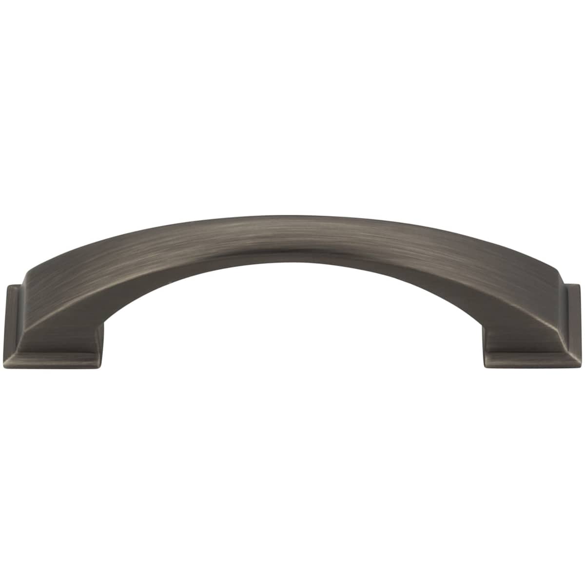 Jeffrey Alexander - 944-96SBZ - Roman 3-3/4" Center to Center Contemporary Arch Bow Cabinet Handle / Drawer Pull in Satin Bronze