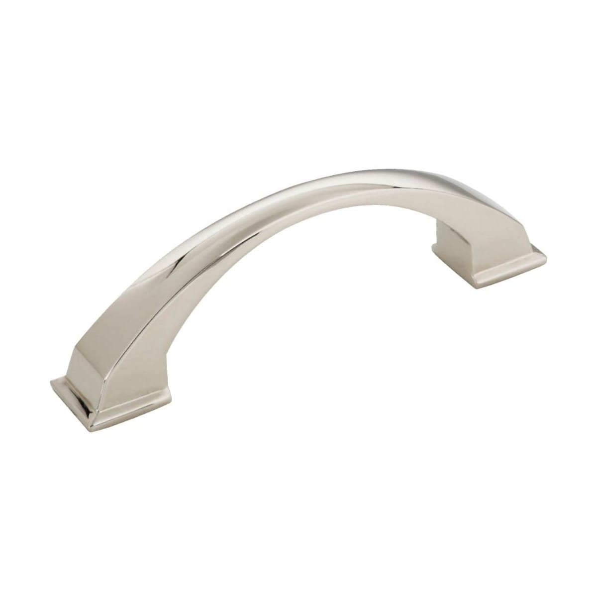 Roman 3-3/4" Center to Center Contemporary Arch Bow Cabinet Handle / Drawer Pull