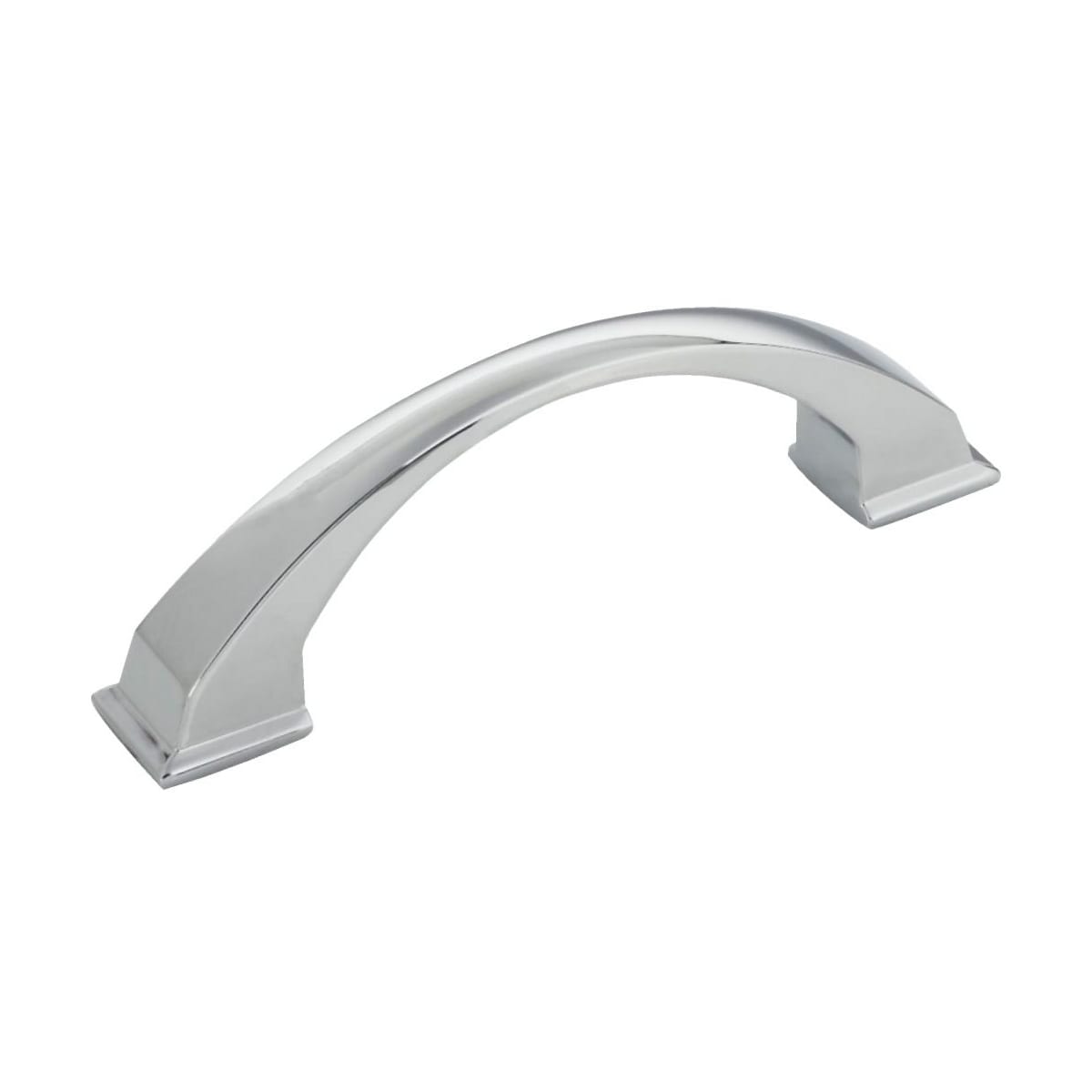 Roman 3-3/4" Center to Center Contemporary Arch Bow Cabinet Handle / Drawer Pull