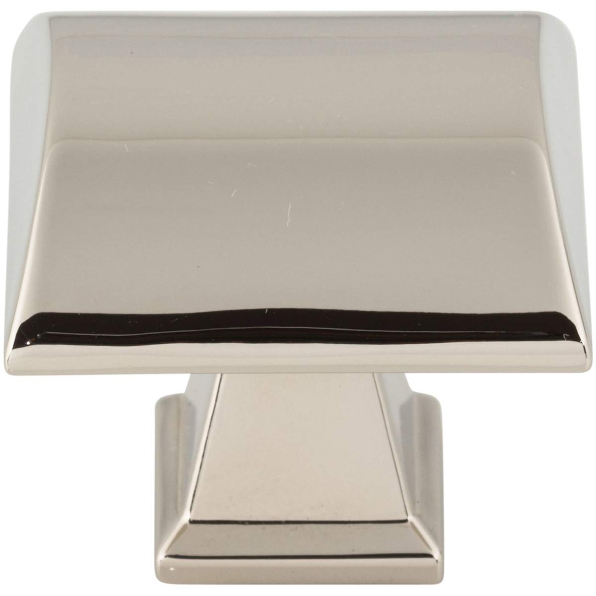 Jeffrey Alexander - 944BNBDL - Roman 1-1/4" Square Dome Cabinet Knob / Drawer Knob in Brushed Pewter