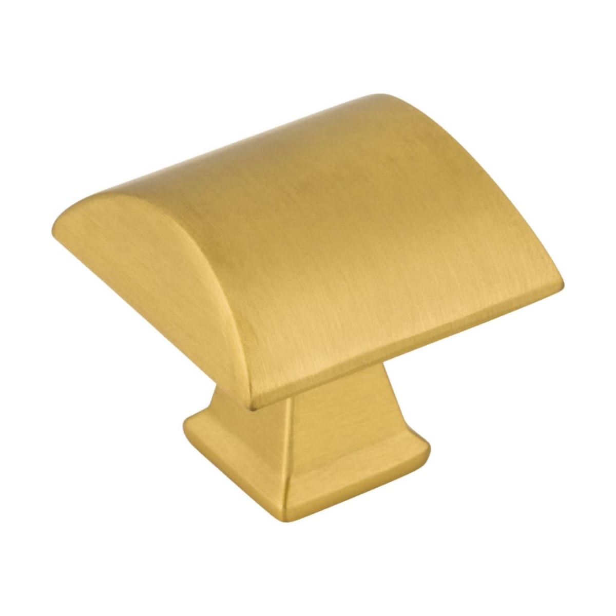 Jeffrey Alexander - 944BG - Roman 1-1/4" Square Dome Cabinet Knob / Drawer Knob in Brushed Gold