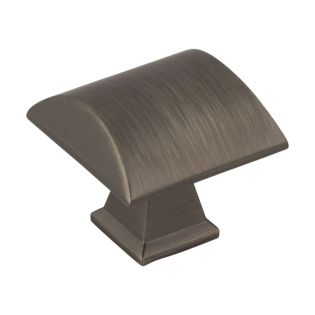 Jeffrey Alexander - 944BNBDL - Roman 1-1/4" Square Dome Cabinet Knob / Drawer Knob in Brushed Pewter