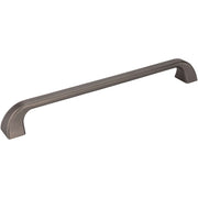 Jeffrey Alexander - 972-12BNBDL - Marlo 12" Center to Center Curved Contemporary Appliance Pull / Handle in Brushed Pewter