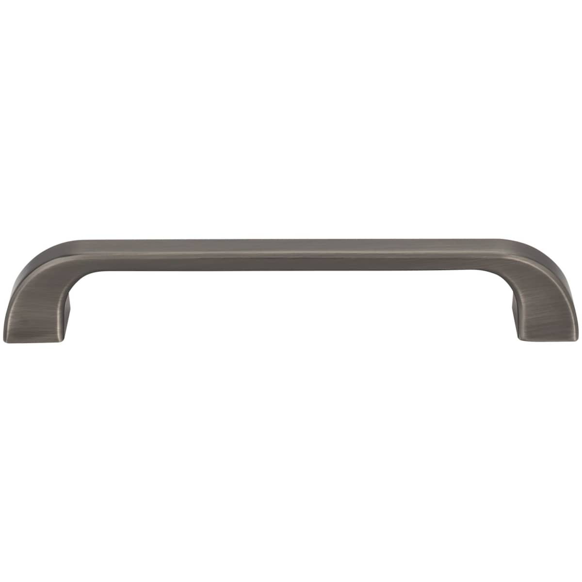 Jeffrey Alexander - 972-160BNBDL - Marlo 6-5/16" (160mm) Center to Center Soft Curved Square Cabinet Handle / Drawer Pull in Brushed Pewter