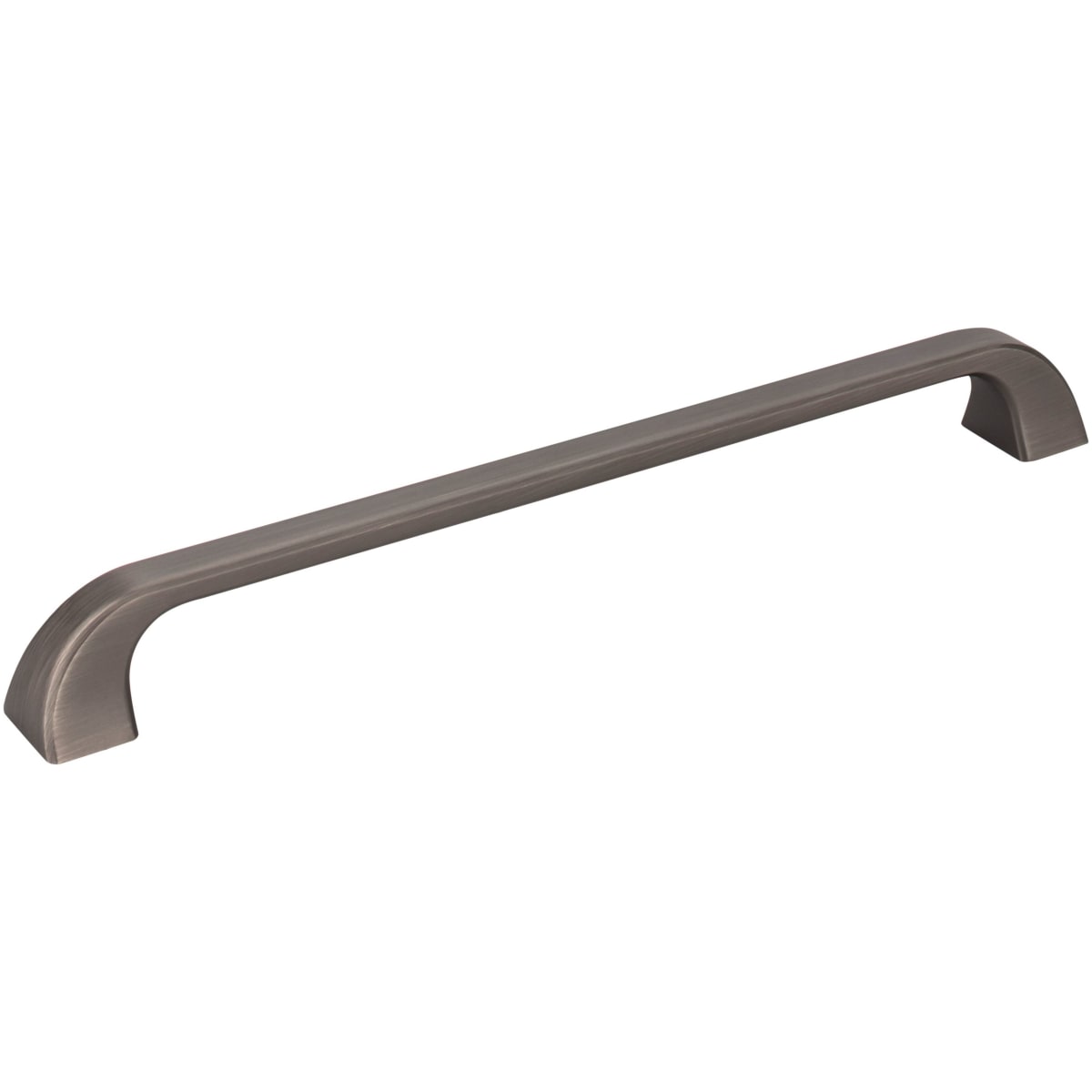 Jeffrey Alexander - 972-224BNBDL - Marlo 8-13/16" Center to Center Curved Contemporary Cabinet Handle / Drawer Pull in Brushed Pewter
