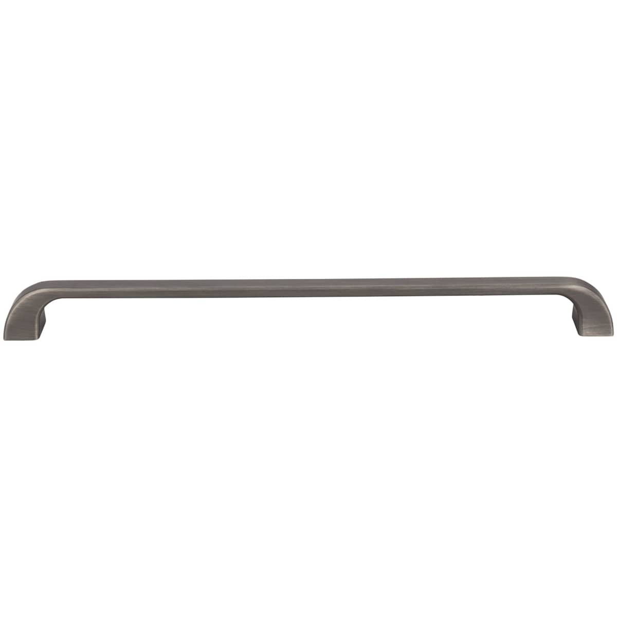 Jeffrey Alexander - 972-305SN - Marlo 12" Center to Center Curved Contemporary Large Cabinet Handle / Drawer Pull in Satin Nickel