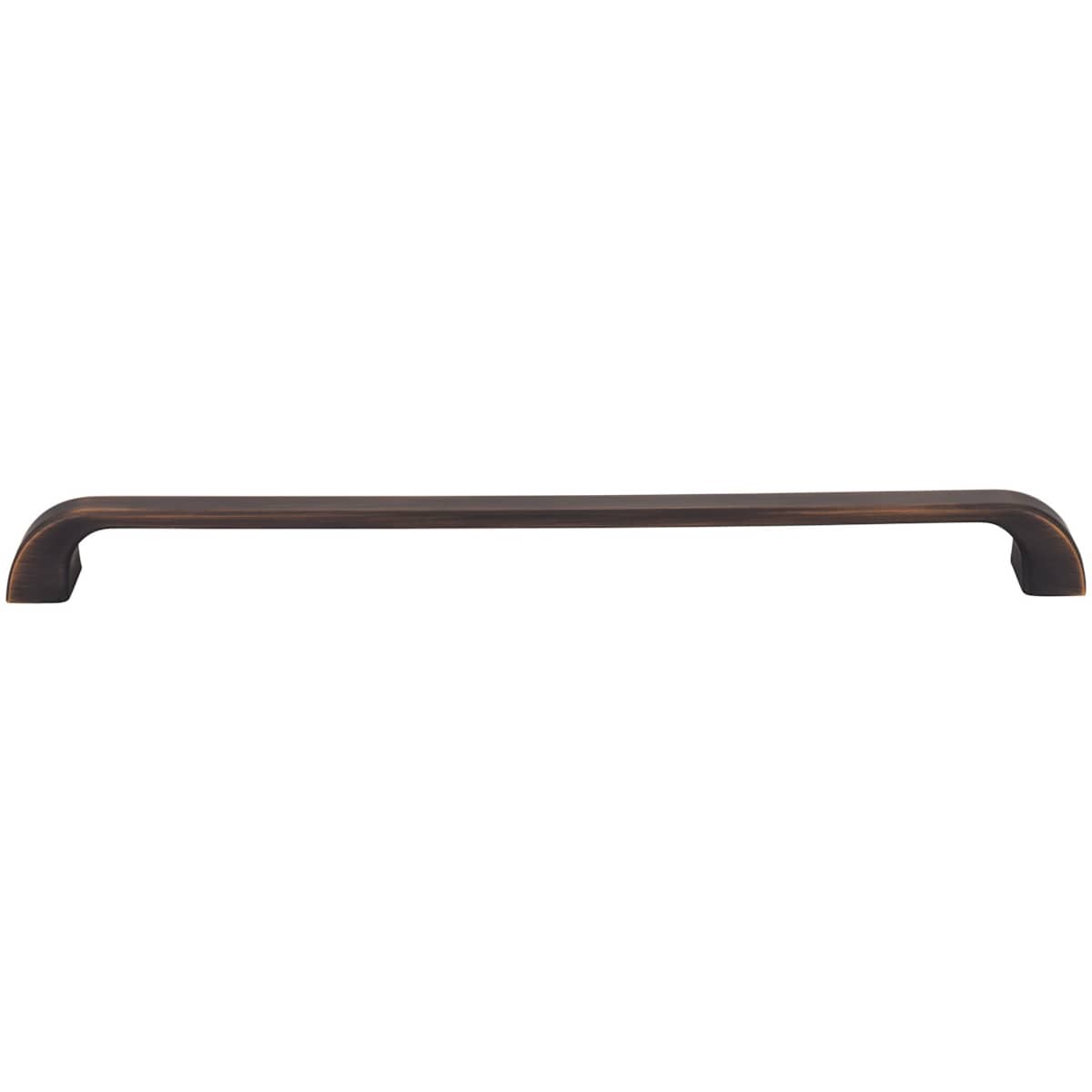Jeffrey Alexander - 972-305SN - Marlo 12" Center to Center Curved Contemporary Large Cabinet Handle / Drawer Pull in Satin Nickel