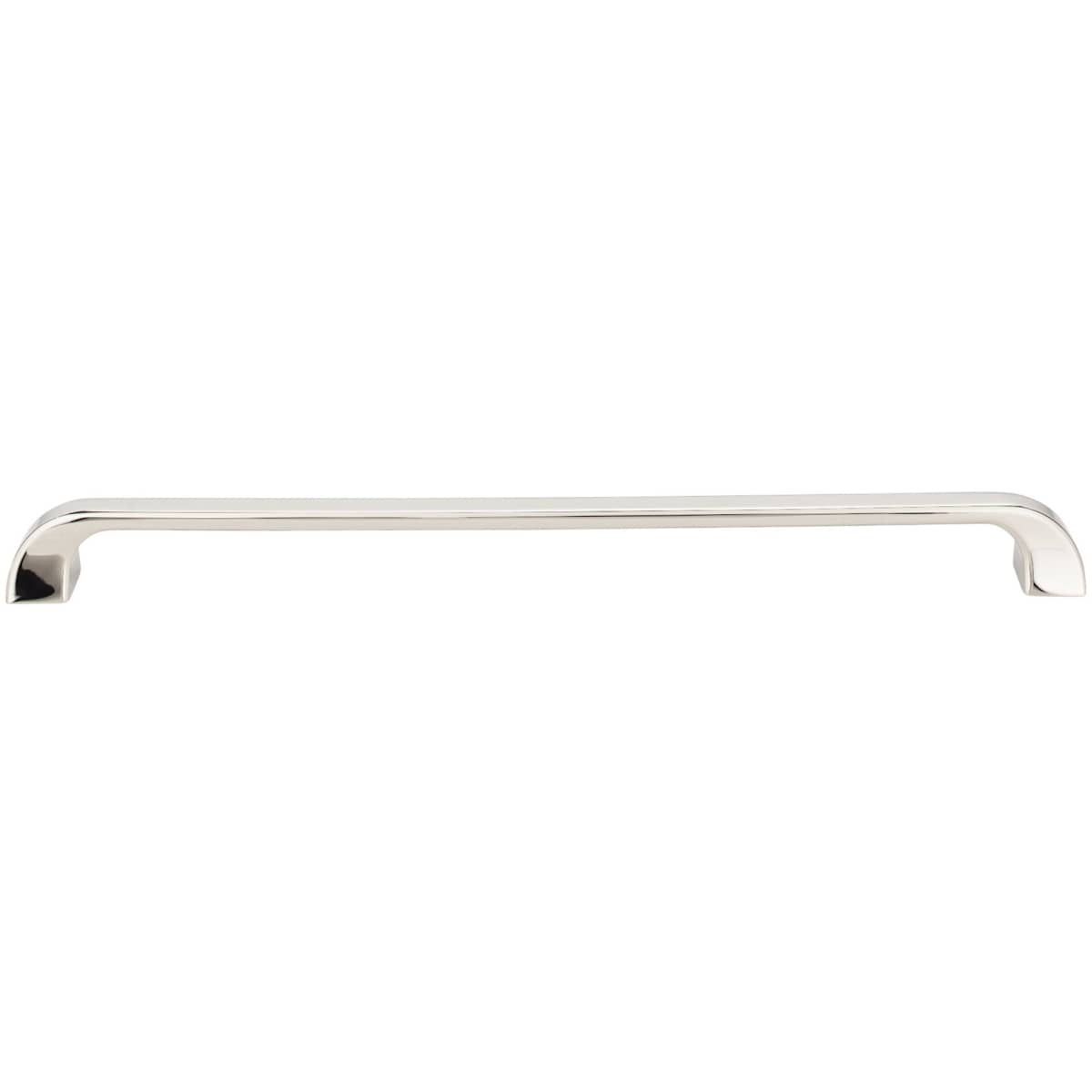 Jeffrey Alexander - 972-305SN - Marlo 12" Center to Center Curved Contemporary Large Cabinet Handle / Drawer Pull in Satin Nickel