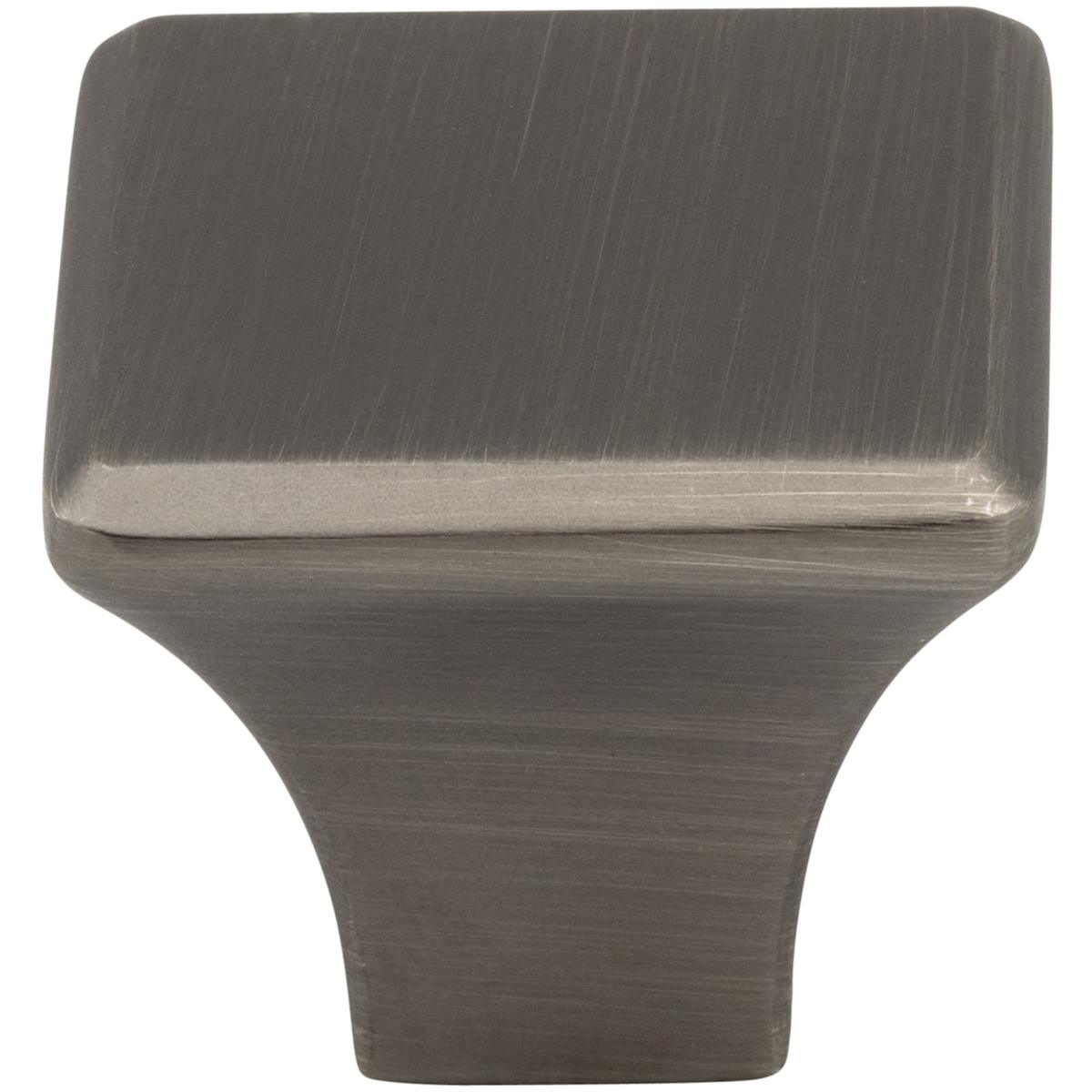 Jeffrey Alexander - 972SN - Marlo 1-1/8" Square Contemporary Cabinet / Drawer Knob in Satin Nickel
