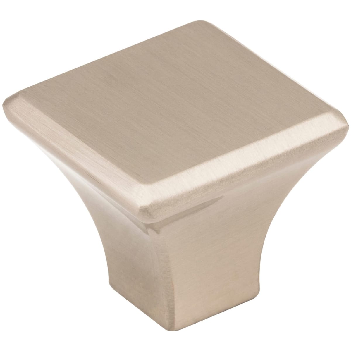 Jeffrey Alexander - 972SN - Marlo 1-1/8" Square Contemporary Cabinet / Drawer Knob in Satin Nickel