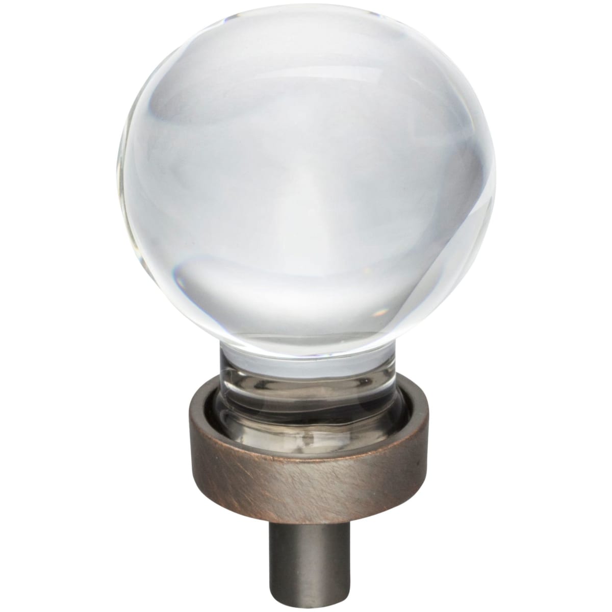 Harlow 1-1/16" Vintage Glam Ball Sphere Glass Cabinet Knob / Drawer Knob