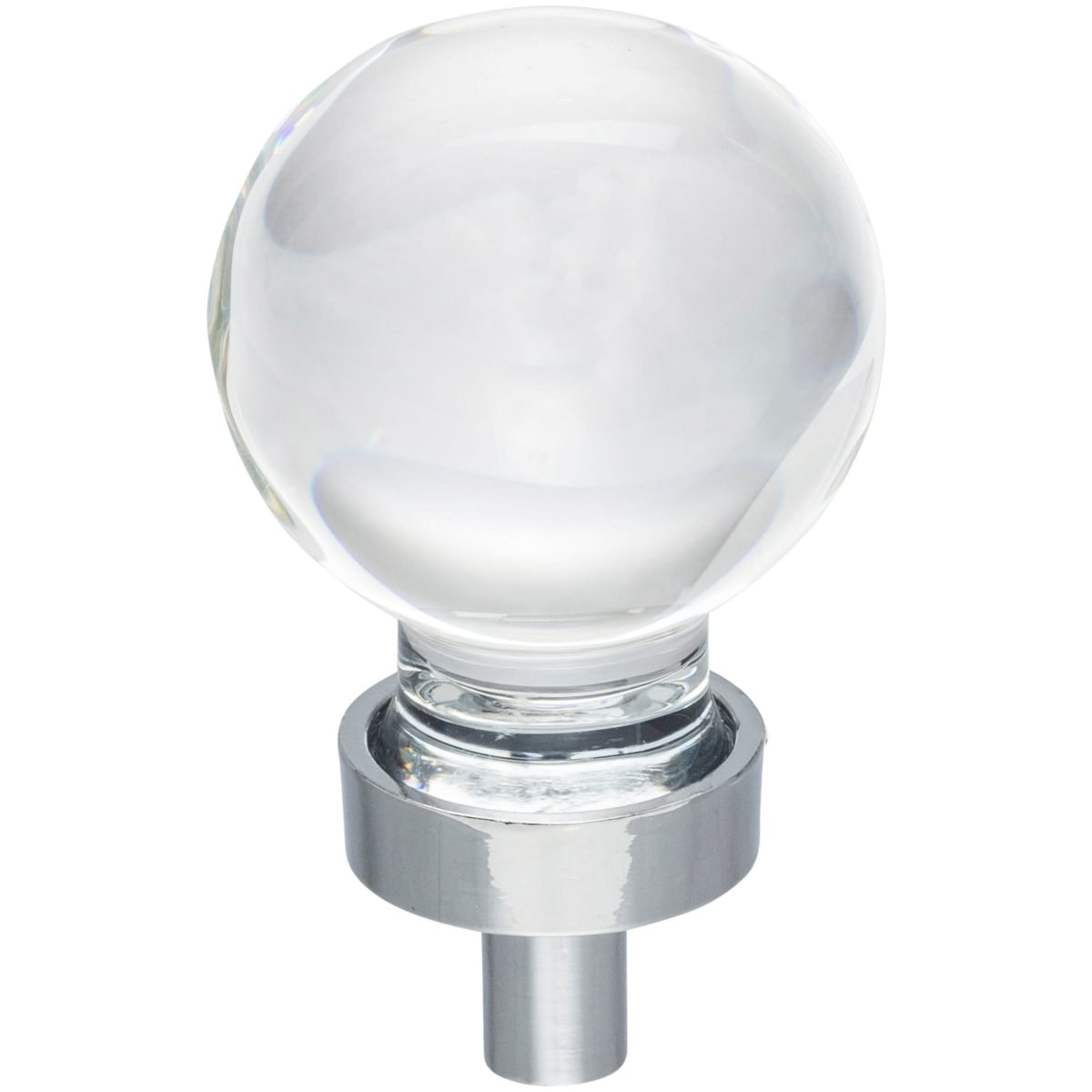 Harlow 1-1/16" Vintage Glam Ball Sphere Glass Cabinet Knob / Drawer Knob