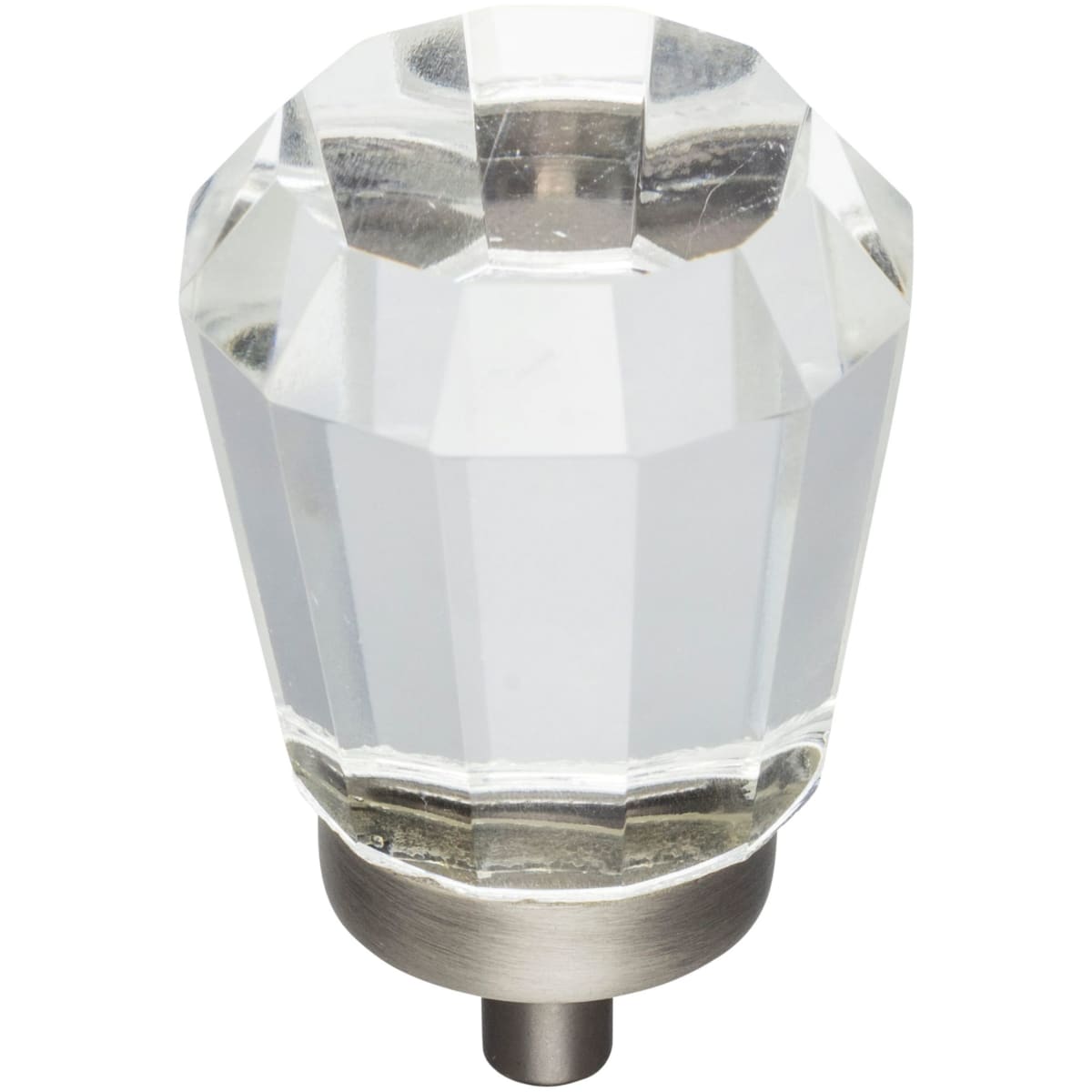 Harlow 1-1/4" Vintage Glam Faceted Glass Cabinet Knob / Drawer Knob