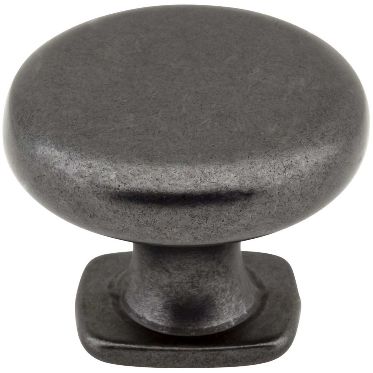 Jeffrey Alexander - MO6303NI - Belcastel 1 - 1-3/8" Traditional Classic Round Mushroom Cabinet Knob with Square Platform Base in Polished Nickel