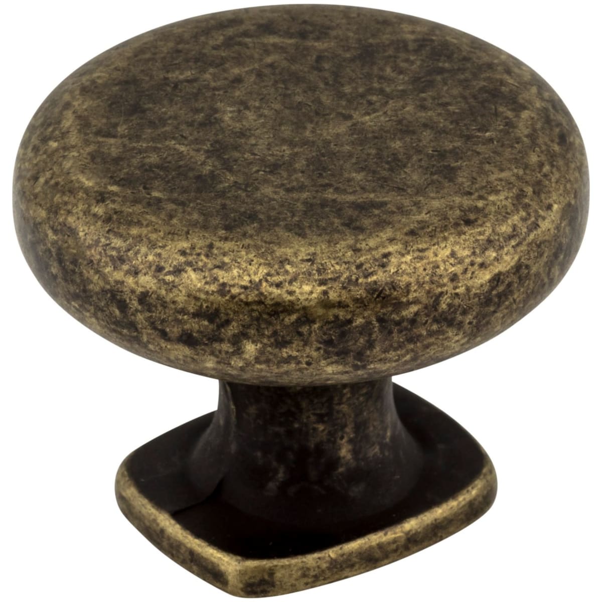Belcastel 1 - 1-3/8" Traditional Classic Round Mushroom Cabinet Knob with Square Platform Base