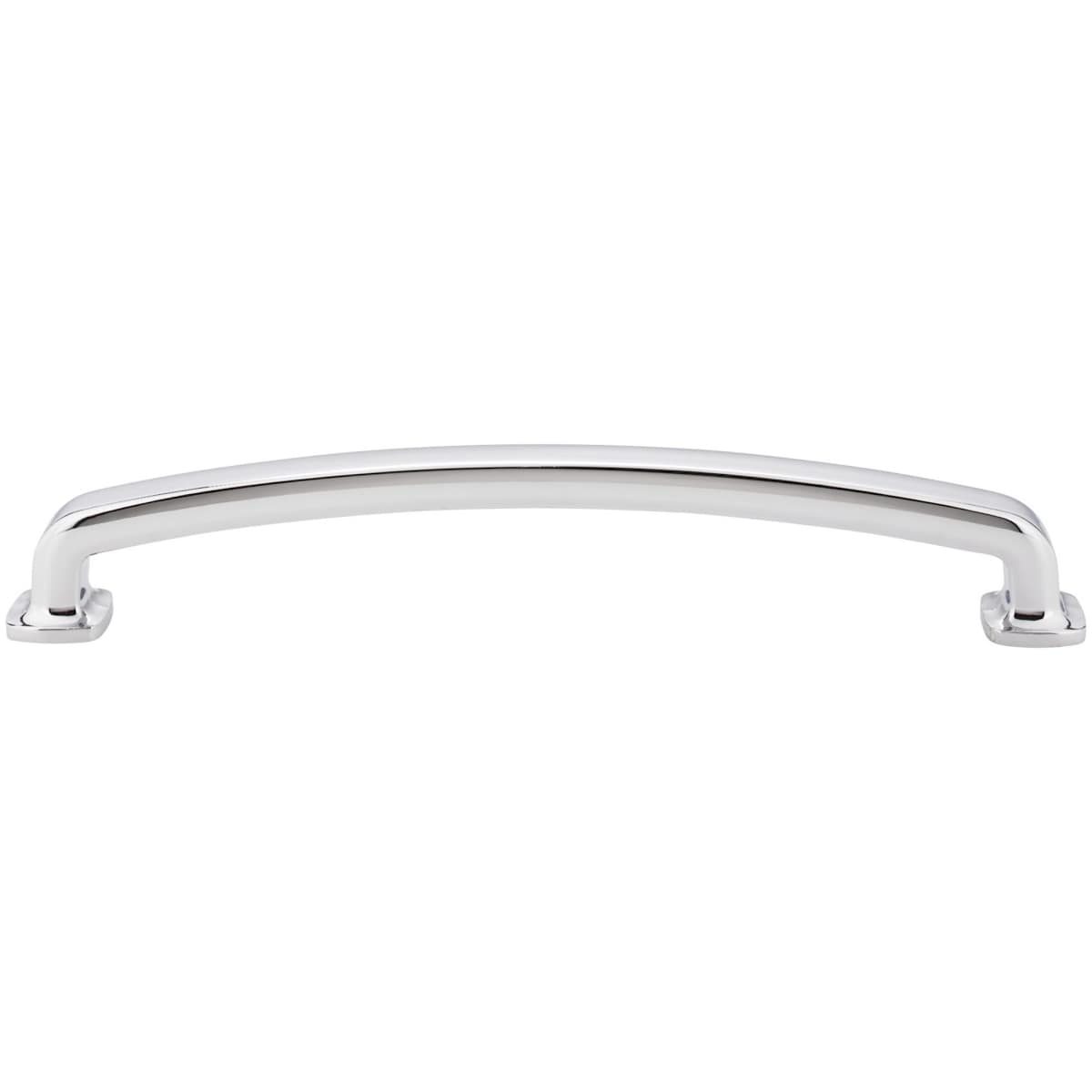 Jeffrey Alexander - MO6373-12PC - Belcastel 12" Center to Center Soft Square Appliance Handle / Appliance Pull with Square Feet in Polished Chrome