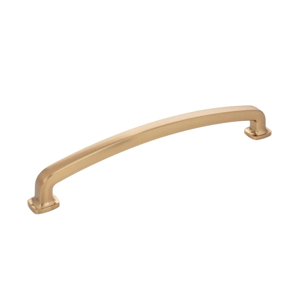 Belcastel 12" Center to Center Soft Square Appliance Handle / Appliance Pull with Square Feet