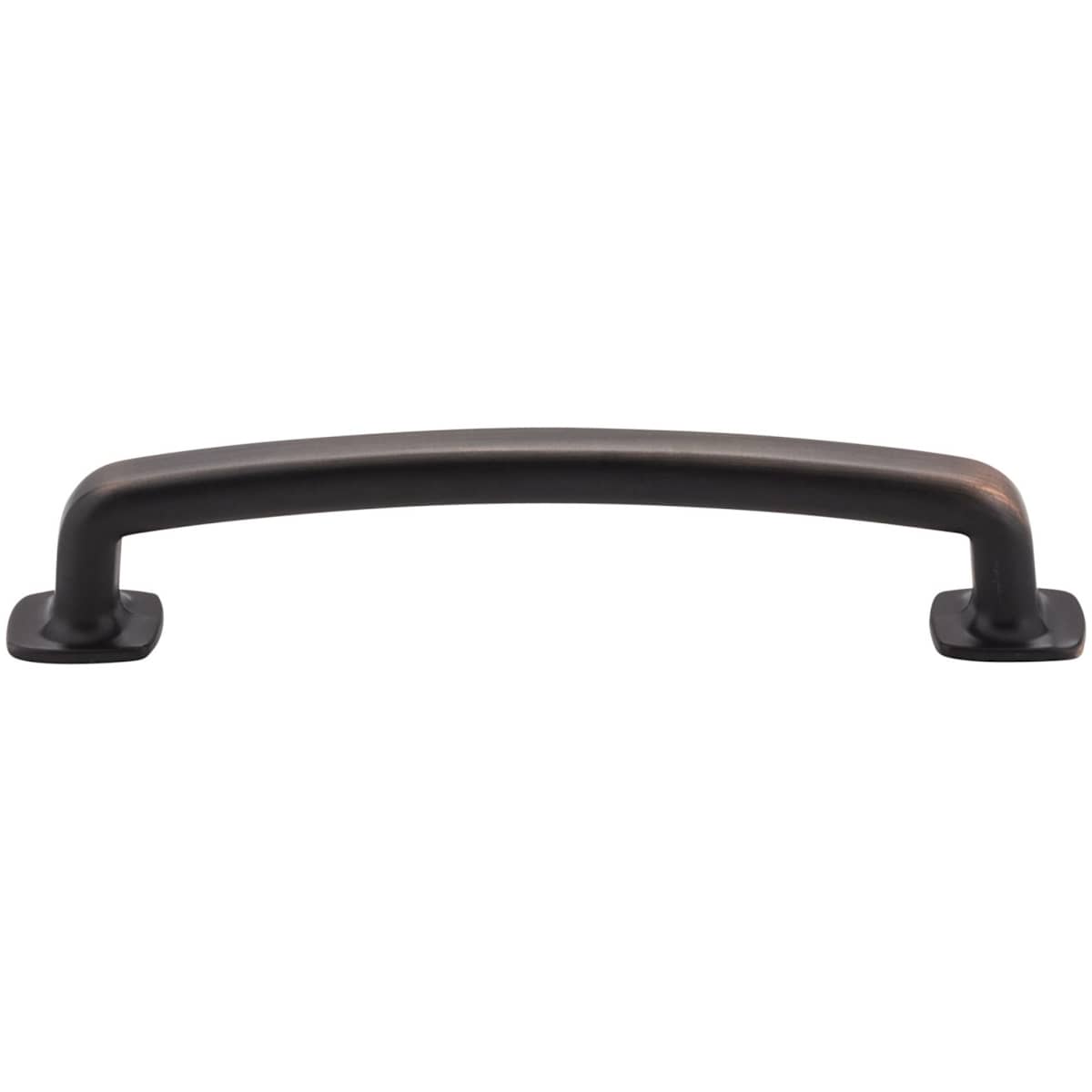 Jeffrey Alexander - MO6373-128BNBDL - Belcastel 1 - 5-1/16" (128 mm) Center to Center Soft Square Cabinet Handle / Drawer Pull in Brushed Pewter