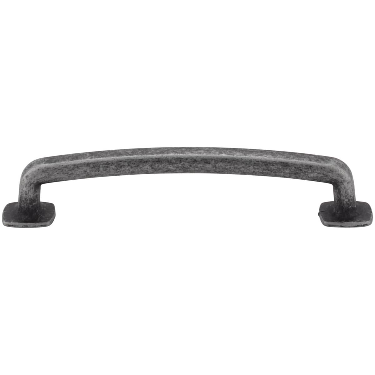Jeffrey Alexander - MO6373-128BNBDL - Belcastel 1 - 5-1/16" (128 mm) Center to Center Soft Square Cabinet Handle / Drawer Pull in Brushed Pewter