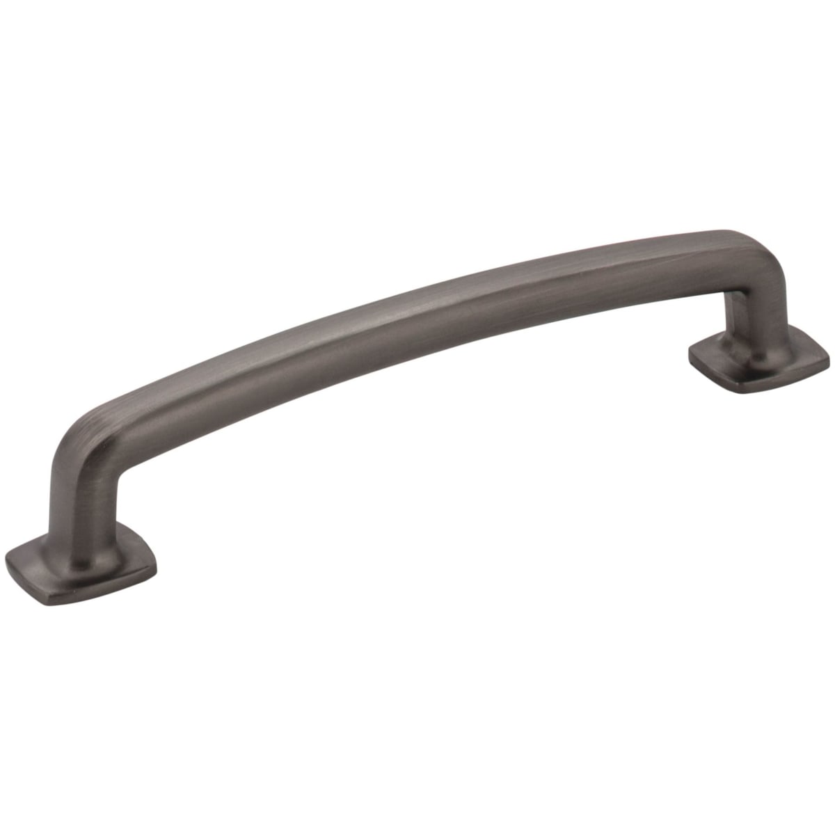 Jeffrey Alexander - MO6373-128BNBDL - Belcastel 1 - 5-1/16" (128 mm) Center to Center Soft Square Cabinet Handle / Drawer Pull in Brushed Pewter