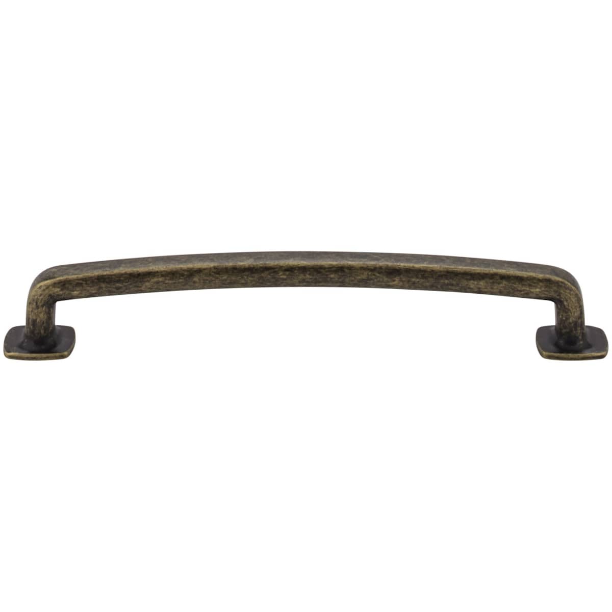 Jeffrey Alexander - MO6373-160NI - Belcastel One - 6-5/16" (160 mm) Center to Center Soft Square Cabinet Handle / Drawer Pull with Square Feet in Polished Nickel