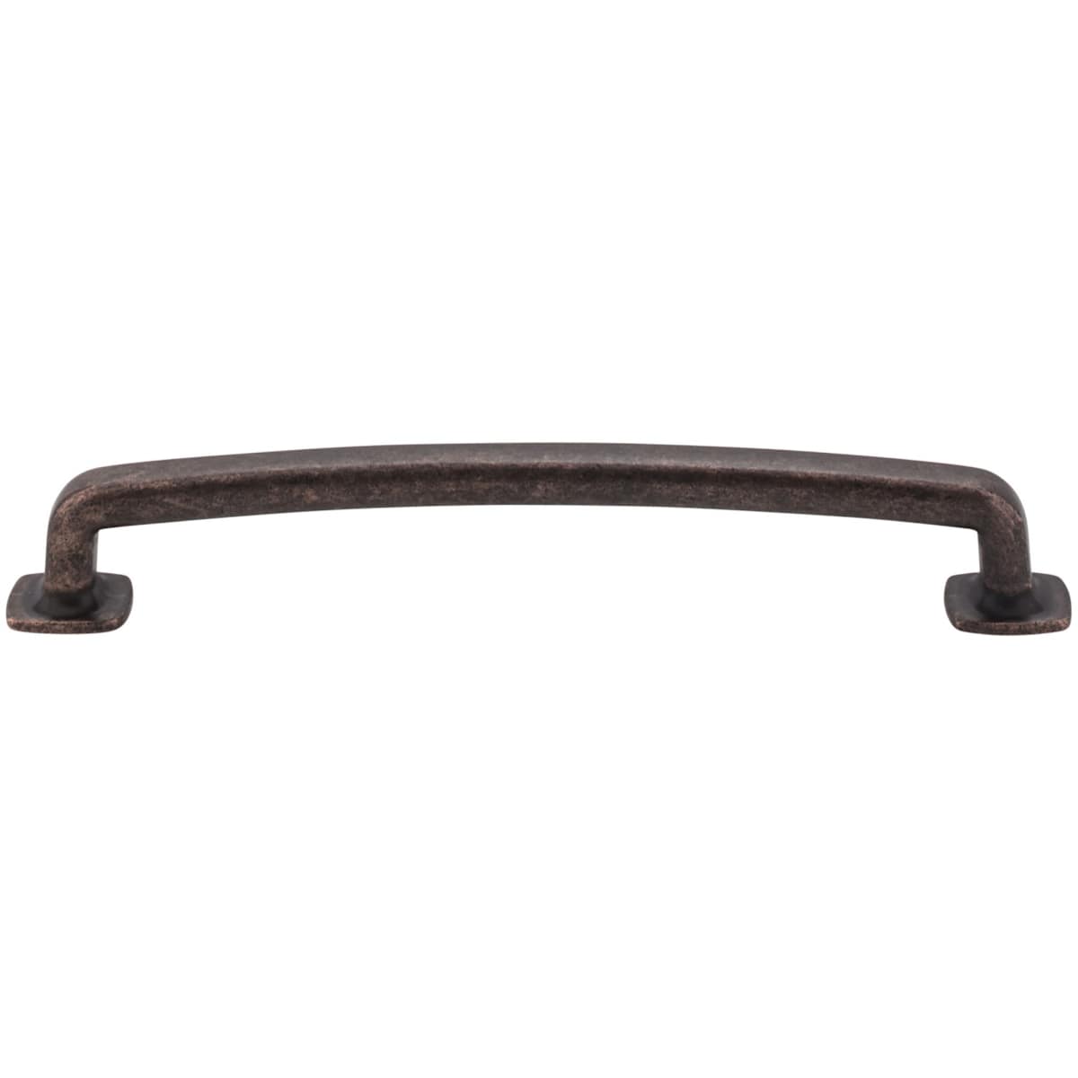 Jeffrey Alexander - MO6373-160NI - Belcastel One - 6-5/16" (160 mm) Center to Center Soft Square Cabinet Handle / Drawer Pull with Square Feet in Polished Nickel