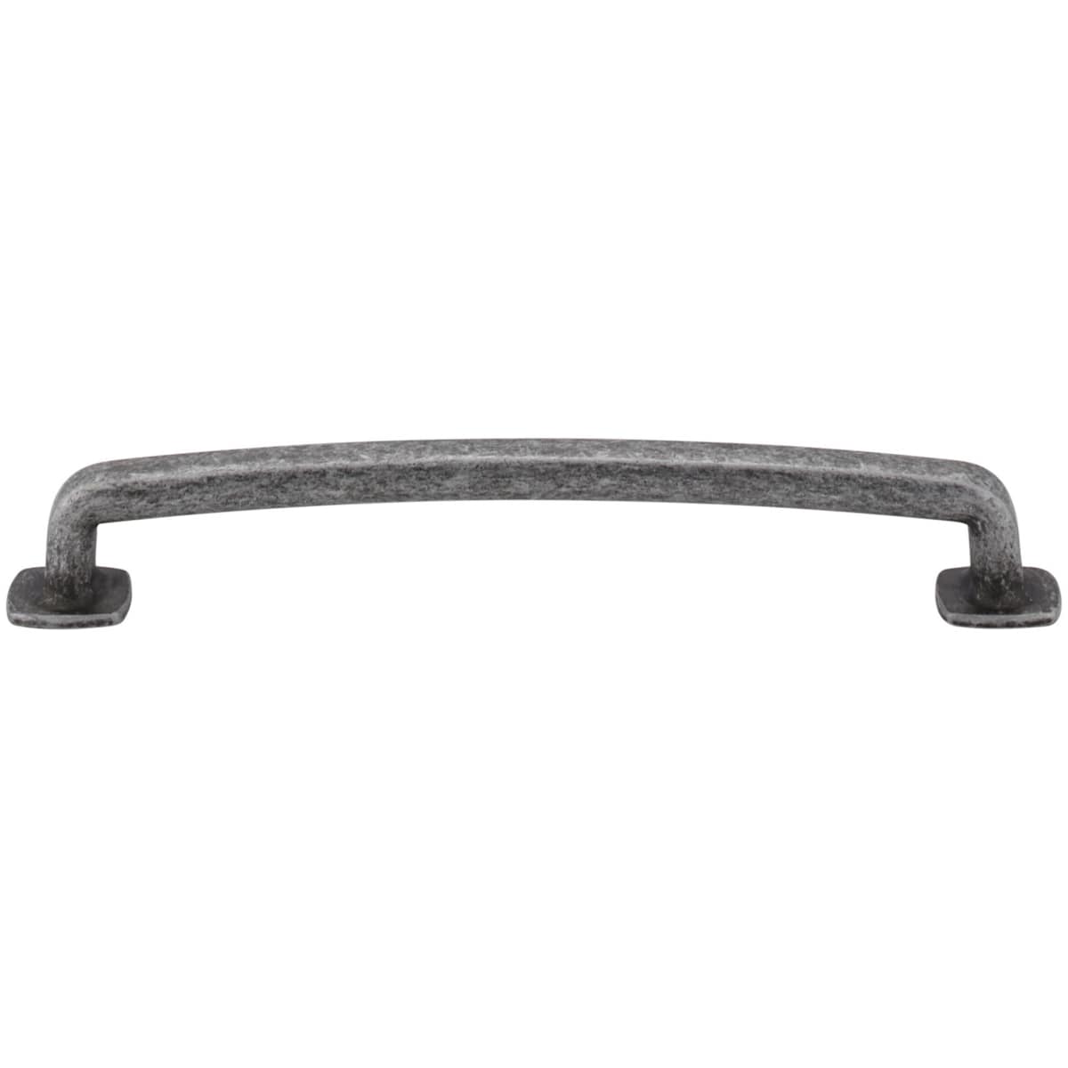 Jeffrey Alexander - MO6373-160NI - Belcastel One - 6-5/16" (160 mm) Center to Center Soft Square Cabinet Handle / Drawer Pull with Square Feet in Polished Nickel