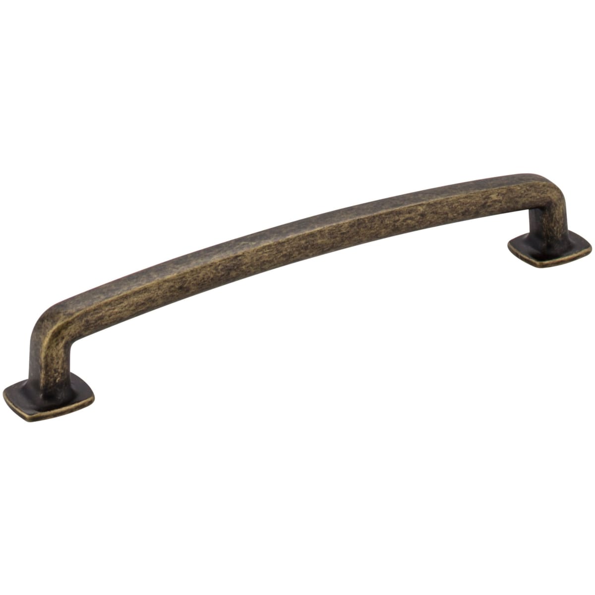 Belcastel One - 6-5/16" (160 mm) Center to Center Soft Square Cabinet Handle / Drawer Pull with Square Feet