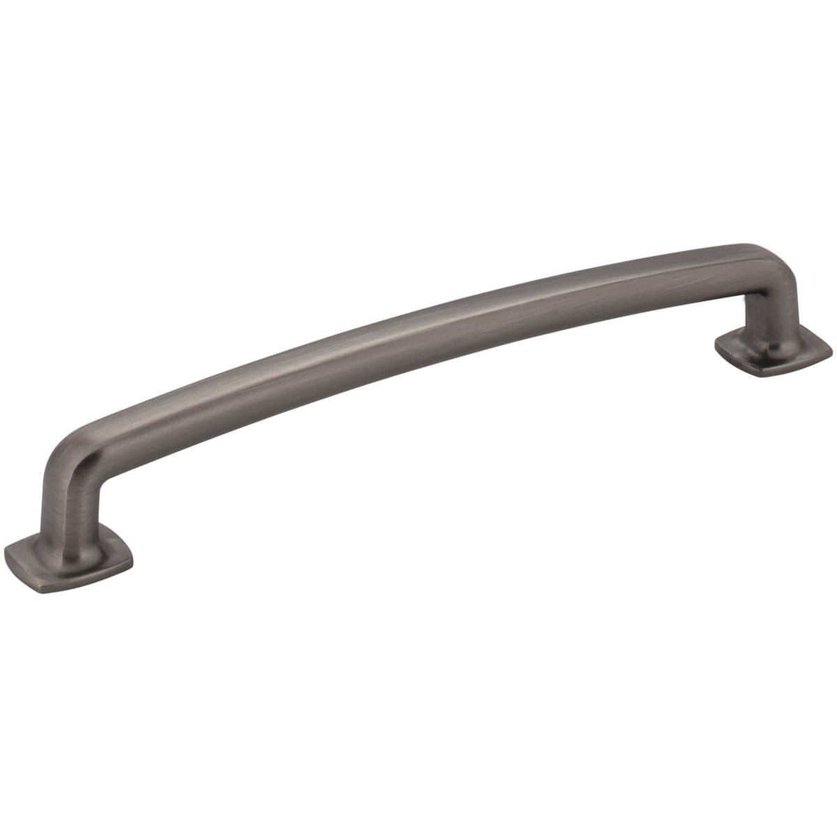 Belcastel One - 6-5/16" (160 mm) Center to Center Soft Square Cabinet Handle / Drawer Pull with Square Feet