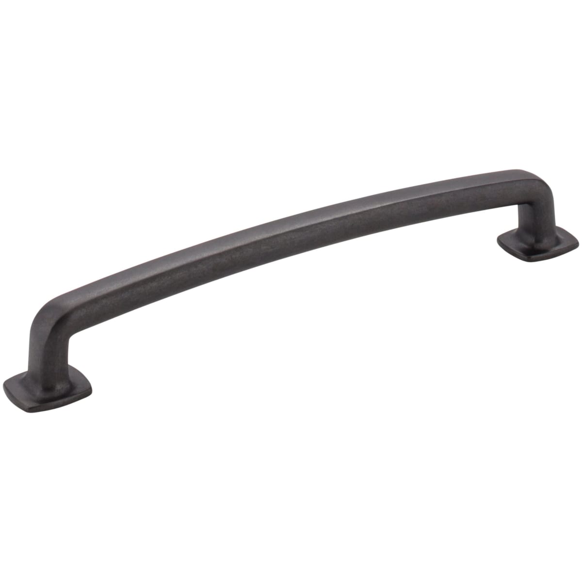 Belcastel One - 6-5/16" (160 mm) Center to Center Soft Square Cabinet Handle / Drawer Pull with Square Feet