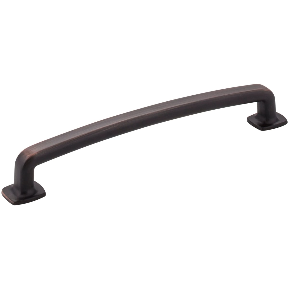 Belcastel One - 6-5/16" (160 mm) Center to Center Soft Square Cabinet Handle / Drawer Pull with Square Feet