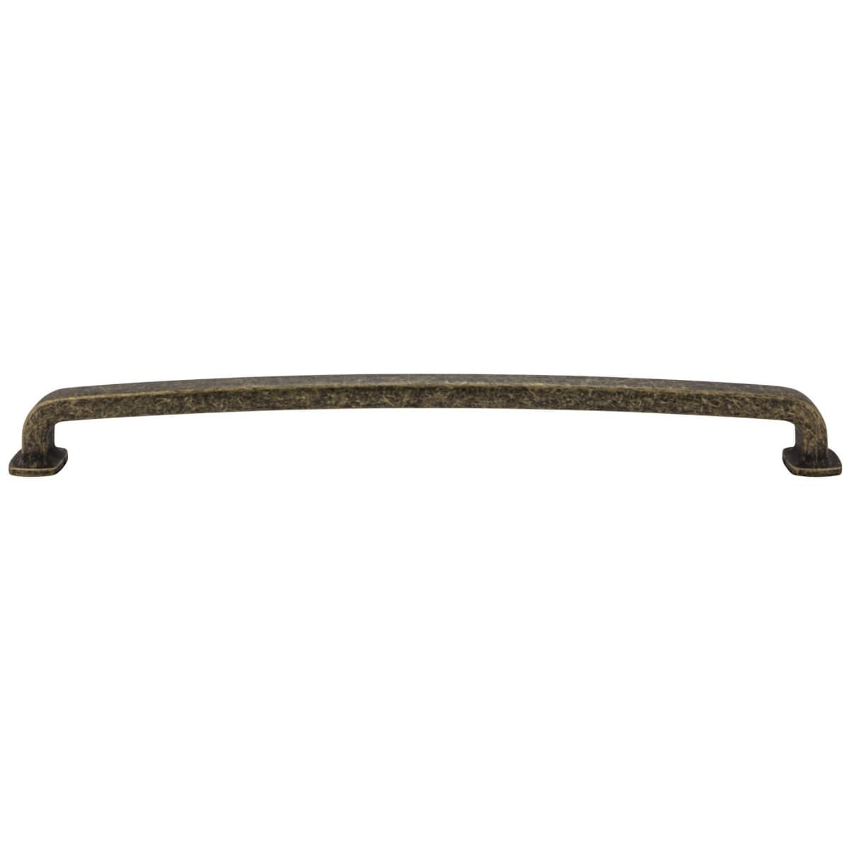 Jeffrey Alexander - MO6373-18MB - Belcastel 1 - 18" Center to Center Soft Square Appliance Handle / Appliance Pull with Square Feet in Matte Black
