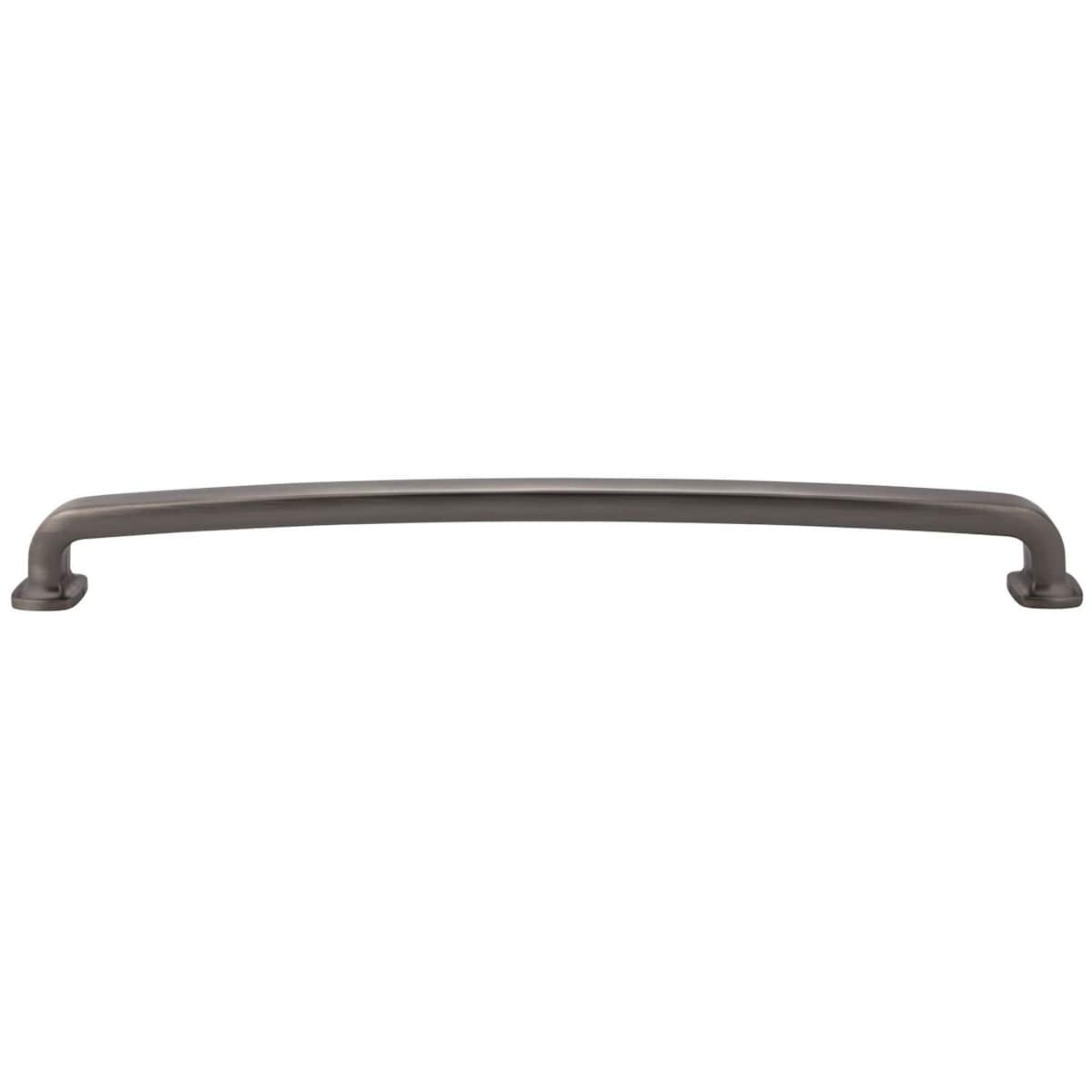 Jeffrey Alexander - MO6373-18MB - Belcastel 1 - 18" Center to Center Soft Square Appliance Handle / Appliance Pull with Square Feet in Matte Black