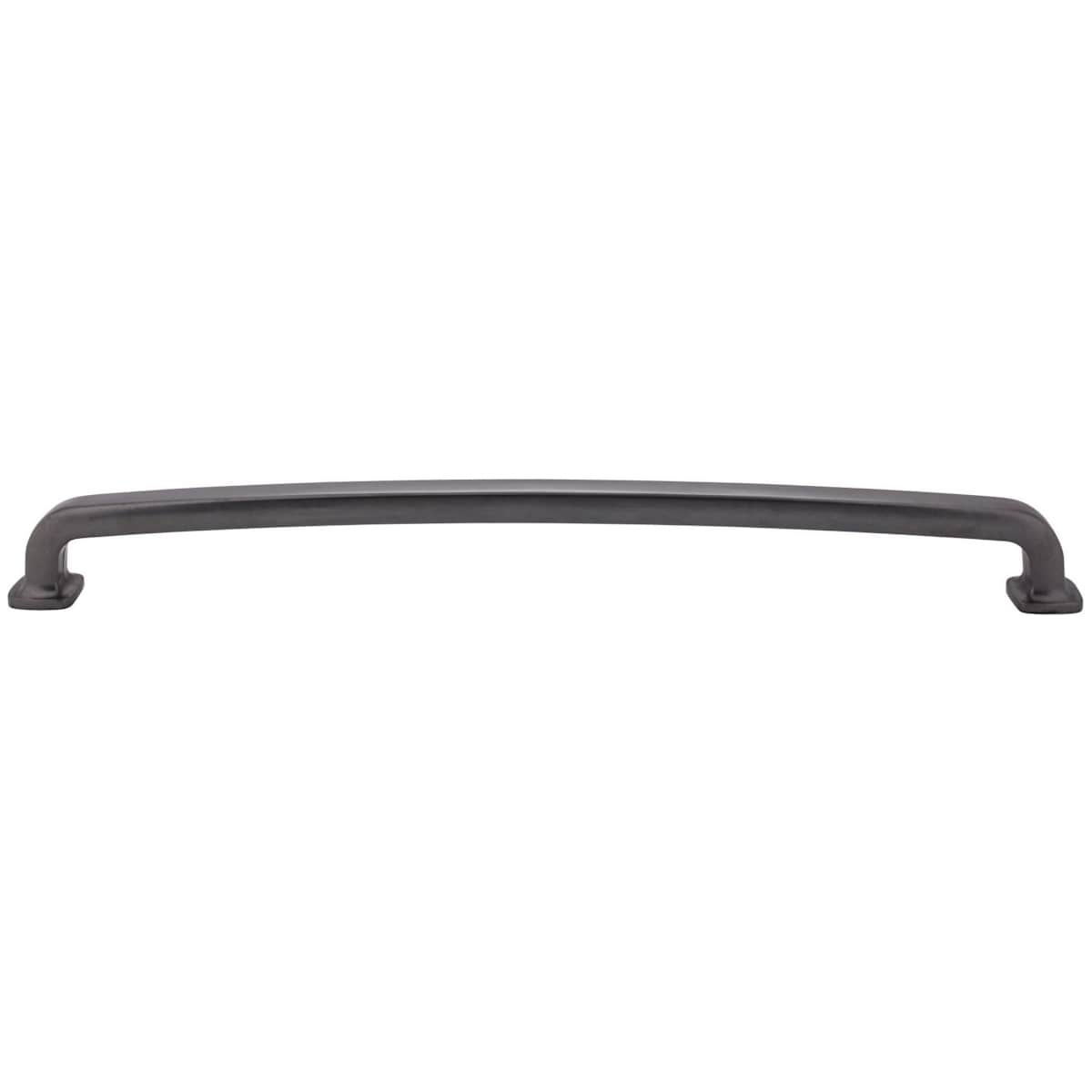 Jeffrey Alexander - MO6373-18MB - Belcastel 1 - 18" Center to Center Soft Square Appliance Handle / Appliance Pull with Square Feet in Matte Black