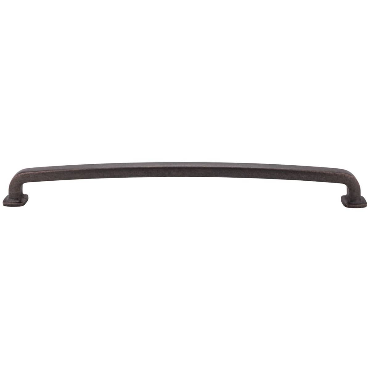 Jeffrey Alexander - MO6373-18MB - Belcastel 1 - 18" Center to Center Soft Square Appliance Handle / Appliance Pull with Square Feet in Matte Black