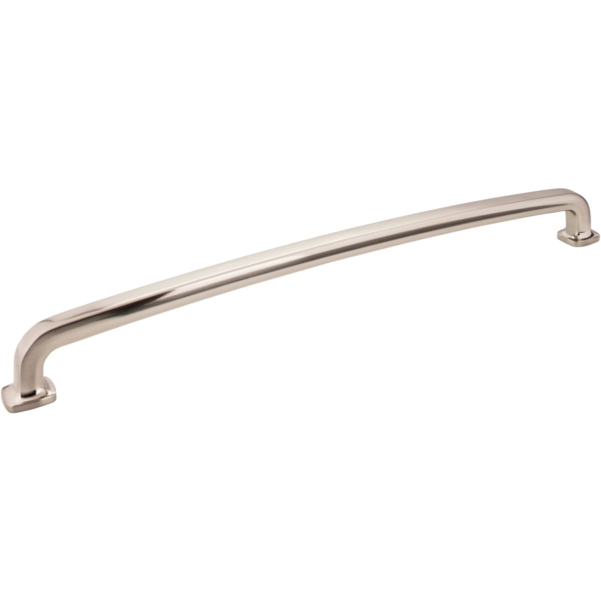 Jeffrey Alexander - MO6373-18SN - Belcastel 1 - 18" Center to Center Soft Square Appliance Handle / Appliance Pull with Square Feet in Satin Nickel