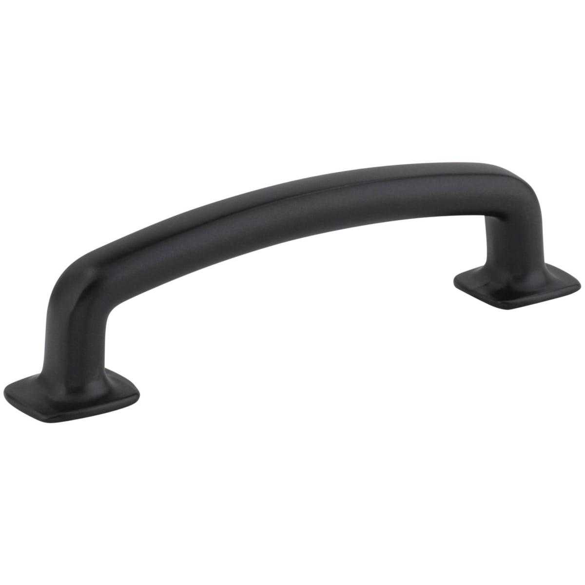 Belcastel 1 - 3-3/4" (96 mm) Center to Center Soft Square Bold Cabinet Handle / Drawer Pull with Square Feet