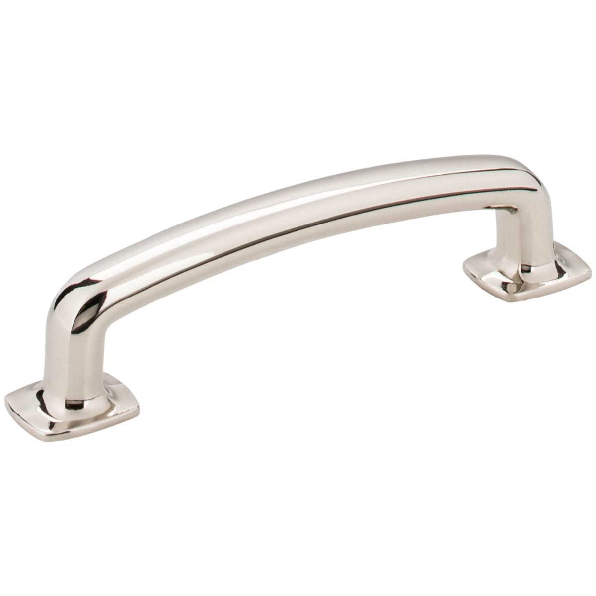 Belcastel 1 - 3-3/4" (96 mm) Center to Center Soft Square Bold Cabinet Handle / Drawer Pull with Square Feet