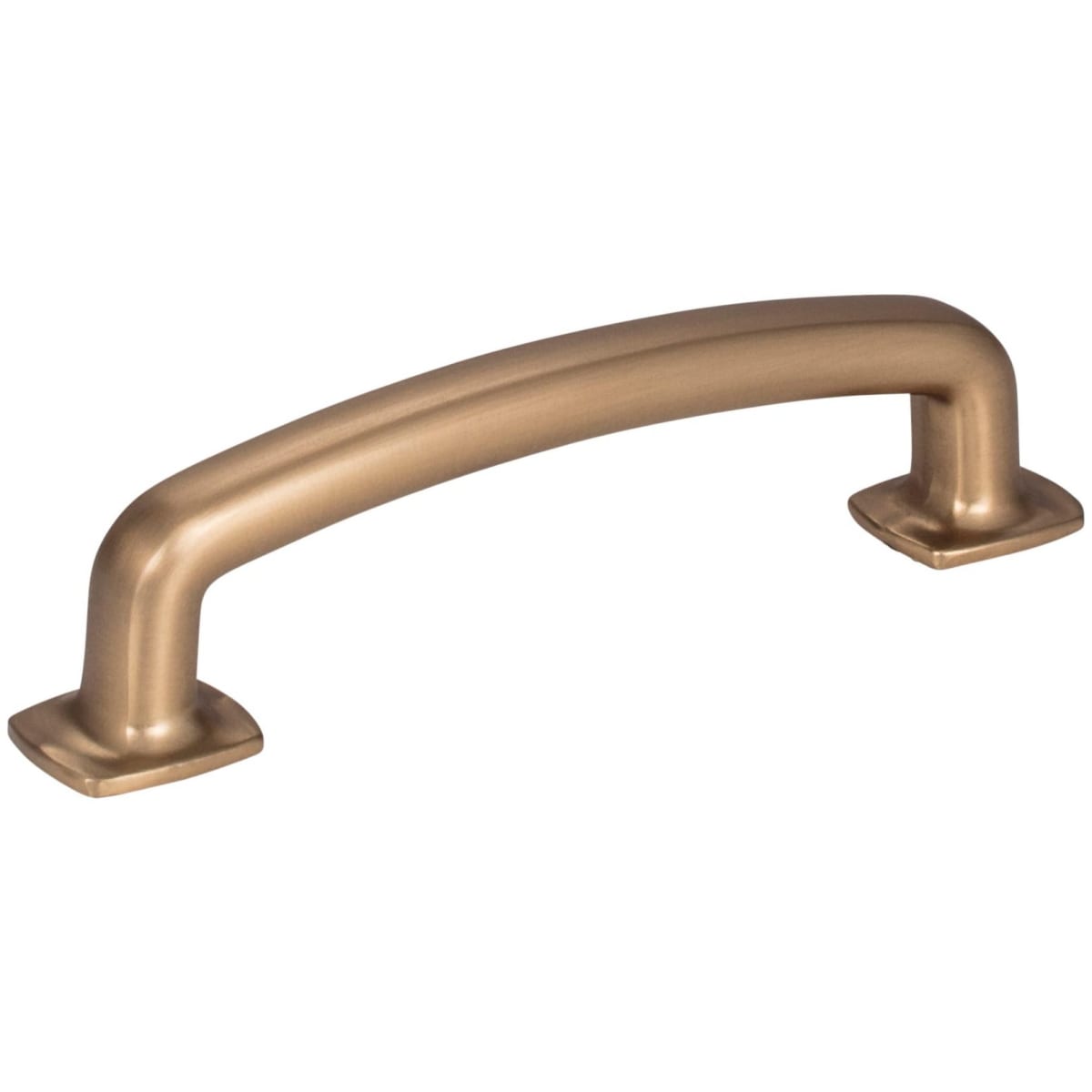Belcastel 1 - 3-3/4" (96 mm) Center to Center Soft Square Bold Cabinet Handle / Drawer Pull with Square Feet