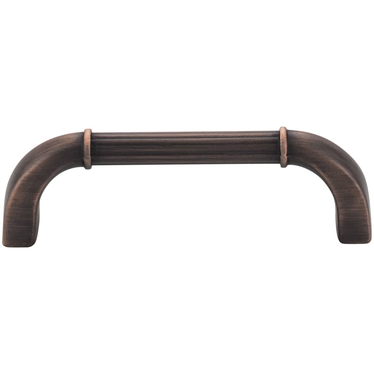 Jeffrey Alexander - Z280-DBAC - Cordova 3-3/4" Center to Center Vintage Colonial Cabinet Handle / Drawer Pull in Brushed Oil Rubbed Bronze